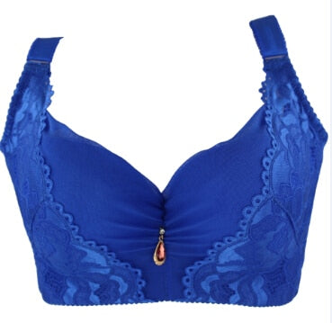 FallSweet Sexy women bra,plus size D E cup push up bra brassiere,side adjustment underwear 85 90 95 100 105