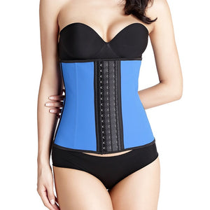 9 Steel Bone Waist Trainer Latex Shapewear Slimming Belt Waist Cincher Body Shaper Girdle Workout Tummy Control for Women