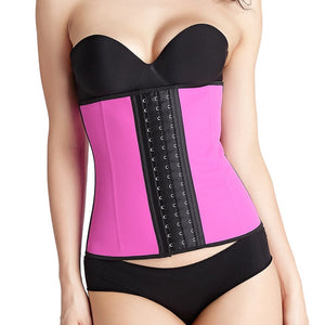 9 Steel Bone Waist Trainer Latex Shapewear Slimming Belt Waist Cincher Body Shaper Girdle Workout Tummy Control for Women