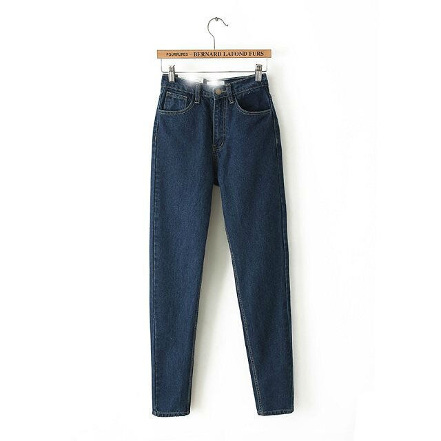 Denim jeans women Europe and the new Dongyu Zhou with retro waisted Jean Haren pants jeans