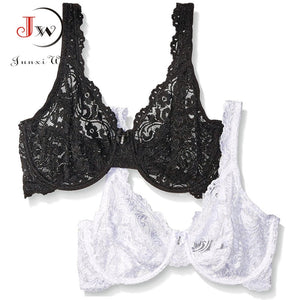 Sexy Women's Lace Unlined Underwire Push Up Bra Full Lace Brassiere Underwear Bras Lingerie Intimates Bralette Women