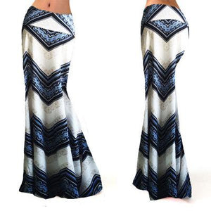 S-3XL Spring Elastic High-waist Long Pencil Skirt For Women 2020 Printed Pencil Maxi Skirt Faldas Largas Mujer Para Fiesta