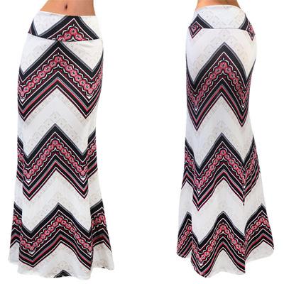 S-3XL Spring Elastic High-waist Long Pencil Skirt For Women 2020 Printed Pencil Maxi Skirt Faldas Largas Mujer Para Fiesta