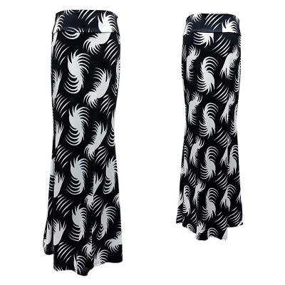 S-3XL Spring Elastic High-waist Long Pencil Skirt For Women 2020 Printed Pencil Maxi Skirt Faldas Largas Mujer Para Fiesta