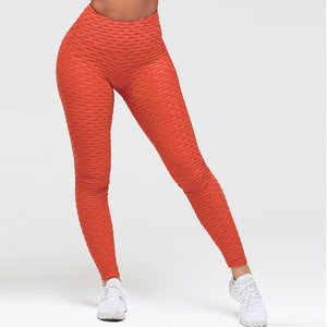 HongmiaoHigh Waist Fitness Leggings Women Workout Push Up Legging Fashion Solid Color Bodybuilding Jeggings Women Pants