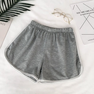 2020 Simple Women Casual Shorts Patchwork Body Fitness Workout Summer Shorts Female Elastic Skinny Slim Beach Egde Short Hot