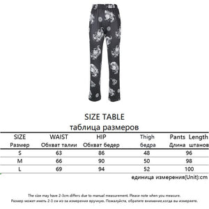 Rapwriter Casual Elastic High Waist Milk Cow Print Pants Women Summer Straight Loose Fashion Trousers Heat Pantalon Femme Pants