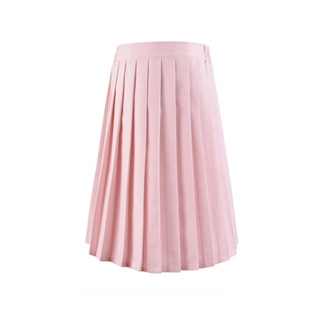 2019 Women Summer high waist pleated plaid skirt Female Anime Short Skirts plisowana spodnica saia curta jupe plissee femme