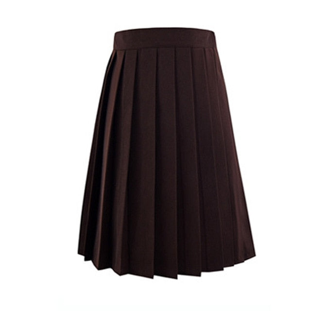 2019 Women Summer high waist pleated plaid skirt Female Anime Short Skirts plisowana spodnica saia curta jupe plissee femme