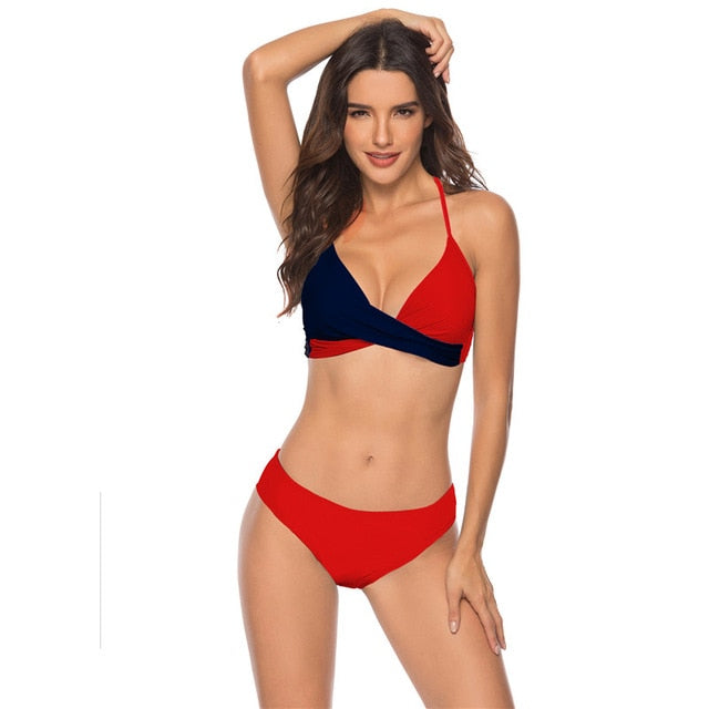 2020 Women Sexy Bikini Set Push Up Female Swimsuit Swimwear Swim Separate Two Piece Brazilian Bathing Suit Large Plus Size XXXL