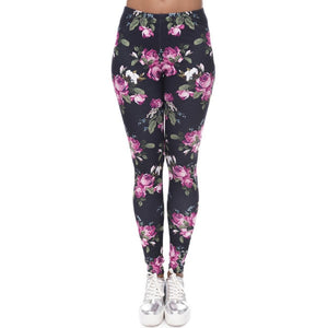 Brands Women Fashion Legging Aztec Round Ombre Printing leggins Slim High Waist  Leggings Woman Pants