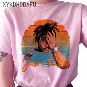 Juice Wrld T Shirt Women R.I.P Hip Hop Rapper Streetwear Tshirt Print Clothing Female Casual Ulzzang Graphic T-shirt Top Tees