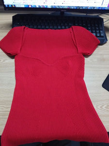 DEAT 2019 new spring sqaure collar sleeveless knitting pullover slim short high waist top female tank WK69001l