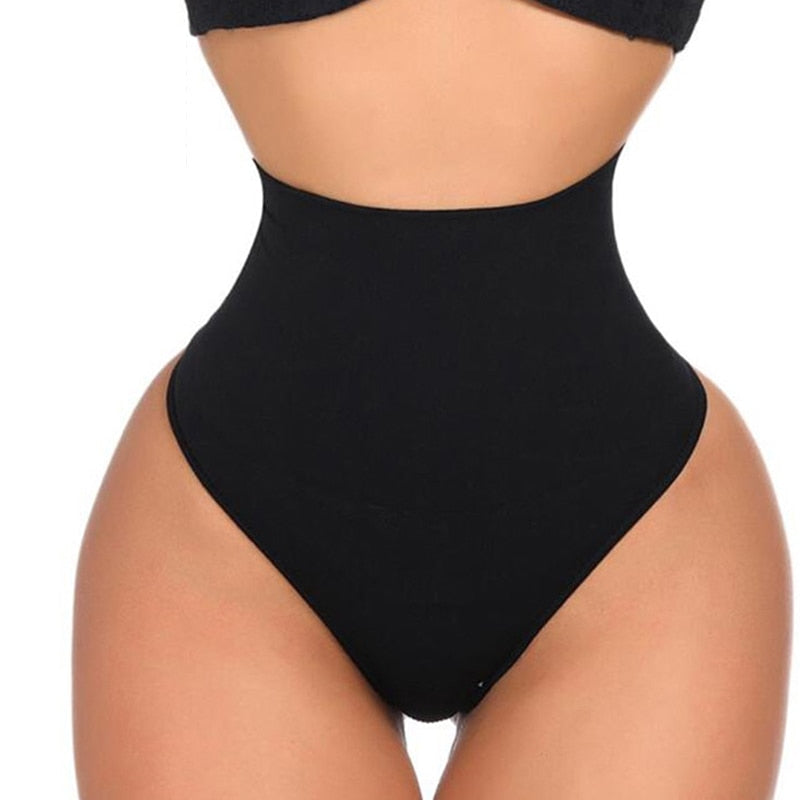 High Waist Women Waist Trainer Fajas Body Shaper Slimming Shapewear Tummy Control Panties Thong G-string Butt Lifter Seamless